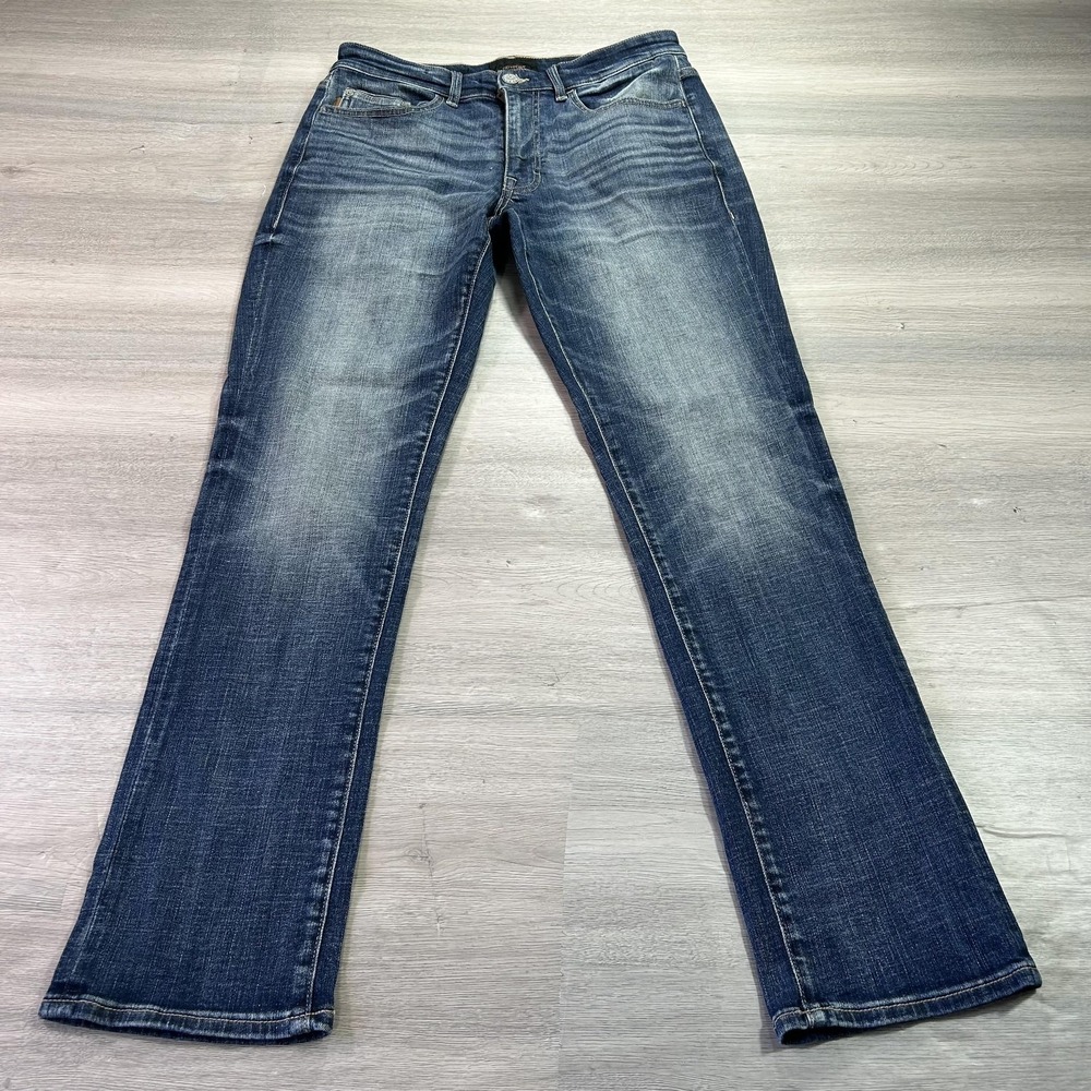 Outpost Makers Jeans Mens 31x32‎ Blue Original Straight Denim Stretch Mid Wash